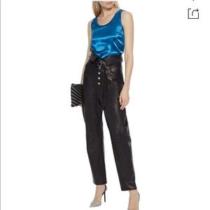 HELMUT LANG
Embroidered Satin Tank In Cobalt Blue